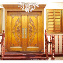 Luxus Golden Double Door mit Carving